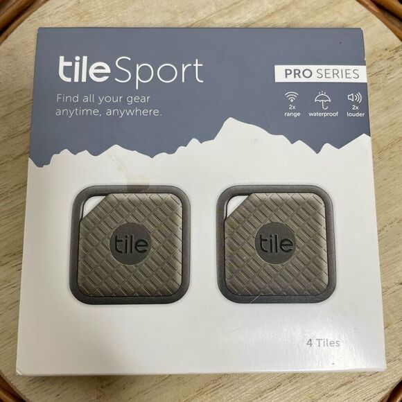 New Tile Sport Pro Series Tracking 4 Pack 2x Range Style Tracker Keychain Device - Picture 4 of 4